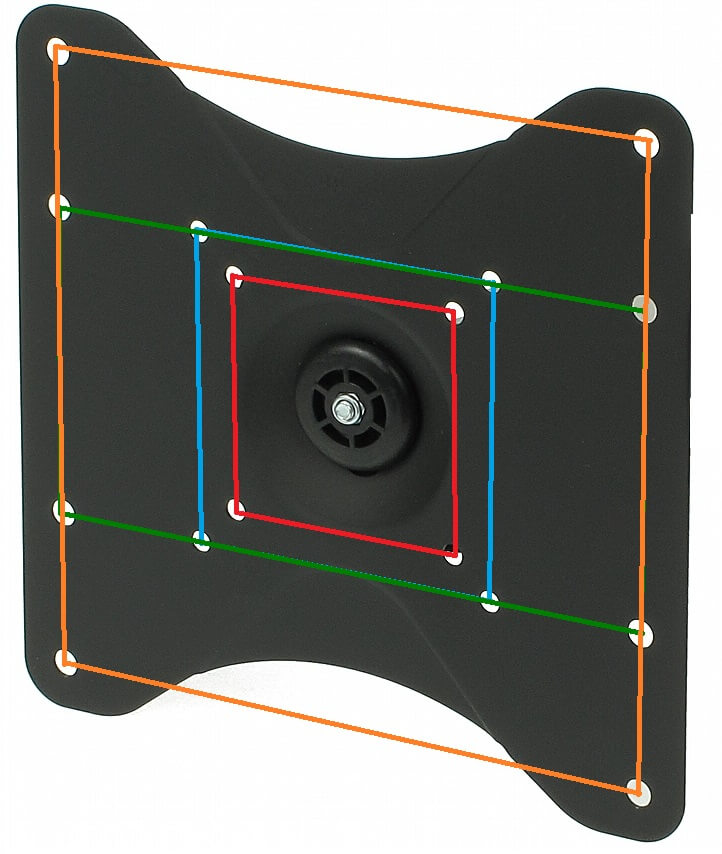 Entandar vesa para instalacion de televisores o monitores